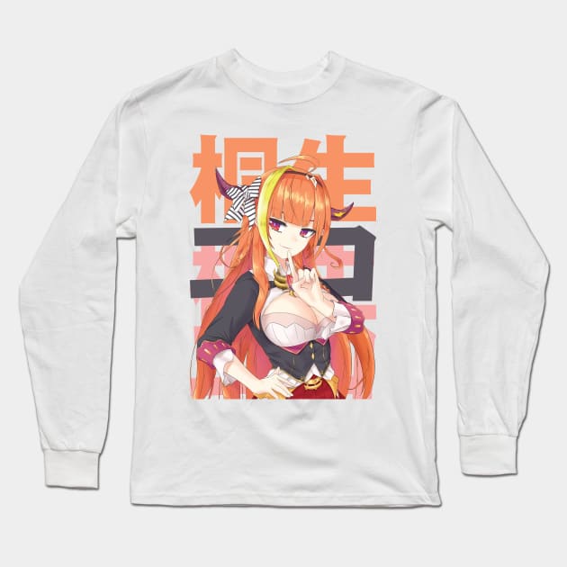 Hololive JP - Kiryuu Coco Long Sleeve T-Shirt by naderu